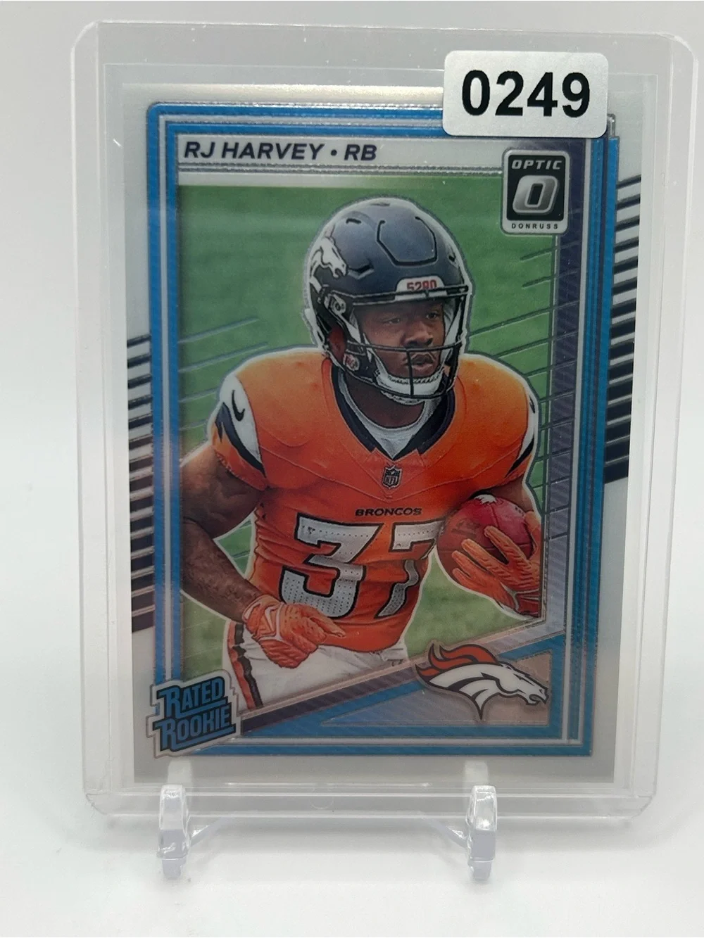 RJ Harvey Denver Broncos Rated Rookie Football Card 🏈